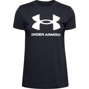 1356305-001-women-s-t-shirt-under-armour-a-sportstyle-graphic-black-white