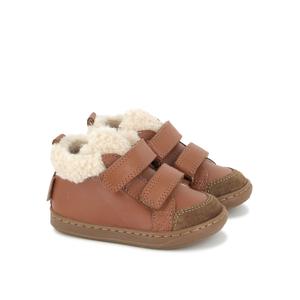 t4arna0401-baby-girl-booties-shoo-pom-bouba-scratch-wool-brown