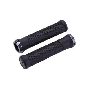bhg-95-noir-gris-fonce-bike-handles-bbb-cycling-python-black-dark-gray-142-mm