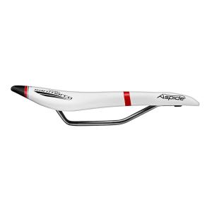 901ln403-narrow-saddle-selle-san-marco-aspide-open-fit-racing-white-black-red-132-mm