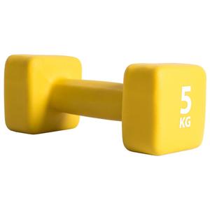 p2i201430-dumbbell-pure2improve-neoprene-5kg-yellow-one-size