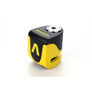 mbla06auv-u-lock-for-motorbike-auvray-alarme-b-lock-06-mini-yellow-black-one-size
