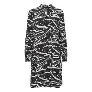 20810459-200453-v-neck-dress-for-women-b-young-josa-black-mix