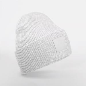 b336r-cloudgrey-wide-brimmed-beanie-with-tone-on-tone-patch-beechfield-cloud-grey-one-size