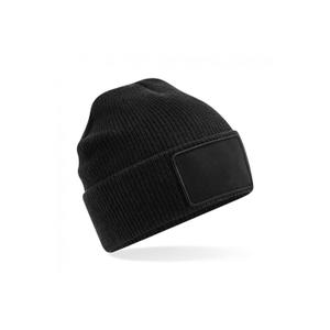 b540-black-bonnet-with-removable-patch-beechfield-thinsulate-black-one-size