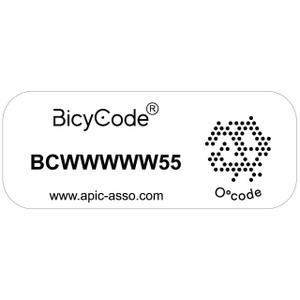 bicyrunner-permanent-resin-label-stickers-included-bicycode-black-one-size