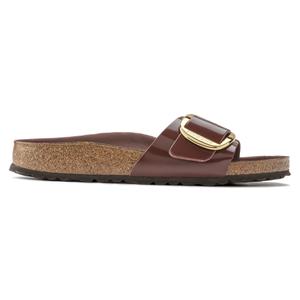 1022568-1022523-women-s-mules-birkenstock-madrid-big-buckle-natural-leather-patent-high-shine-chocolate