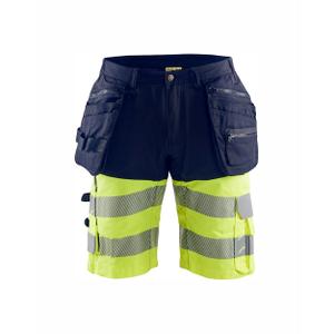 159618118933-1596-short-high-visibility-stretch-4d-blaklader-navy-neon-yellow
