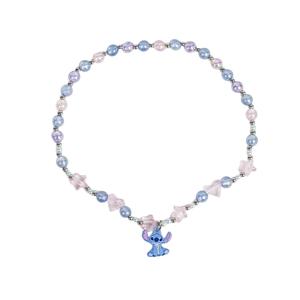 18445484438151-child-s-necklace-cerda-disney-stitch-blue-pink-7x15x0-1-cm