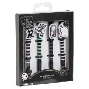 8445484340648-pen-cerda-disney-nightmare-before-christmas-blister-x4-white-no-ir-13-5x19x2-cm