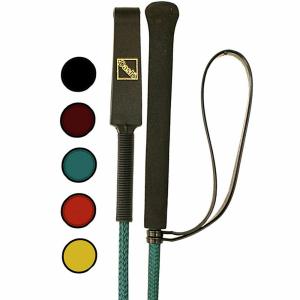 0703499-07-synthetic-sheath-whip-with-strap-daslo-green-one-size