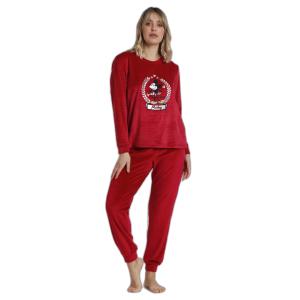 62316-0-000301-long-sleeve-velvet-pyjama-for-women-disney-king-mickey-burdeos