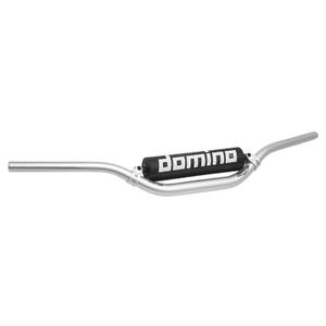 182643-aluminium-handlebars-with-reinforcement-bar-and-handlebar-foam-domino-silver-28-5-mm