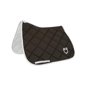 eth09022l-militarygreen-white-dressage-saddle-pad-for-horse-in-technical-fabric-with-logo-equestro-militarygreen-white