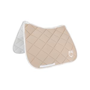 eth09022l-sand-white-dressage-saddle-pad-for-horse-in-technical-fabric-with-logo-equestro-sand-white