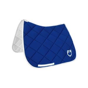 eth09022l-sea-white-dressage-saddle-pad-for-horse-in-technical-fabric-with-logo-equestro-sea-white