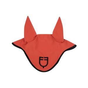 eth09023l-brick-red-black-short-technical-fabric-beanie-with-logo-equestro-brick-red-black