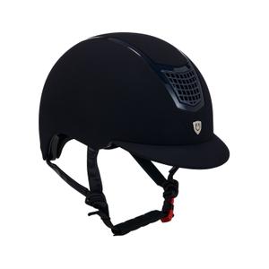 etu00004-navy-rosegold-riding-helmet-equestro-eclipse-plain-velvet-navy-rose-gold