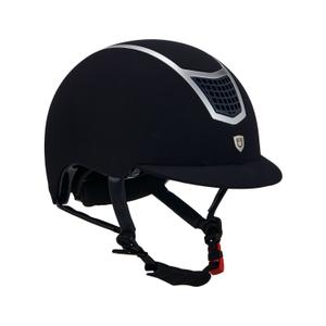 etu00004-navy-silver-riding-helmet-equestro-eclipse-plain-velvet-navy-silver