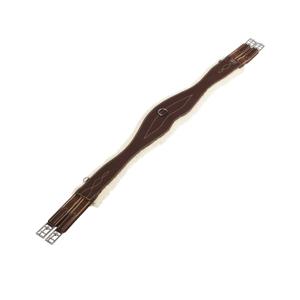 sp00441-darkbrown-synthetic-lamb-leather-saddle-strap-equestro-darkbrown