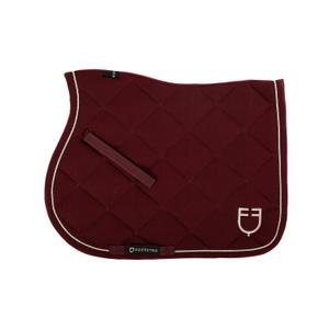 ss00535l-burgundy-cotton-jumping-saddle-pad-with-trimming-and-logo-for-horse-equestro-red-full