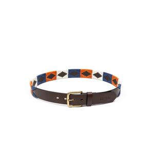 cnwob100-belt-estosa-caballero-navy-white-orange