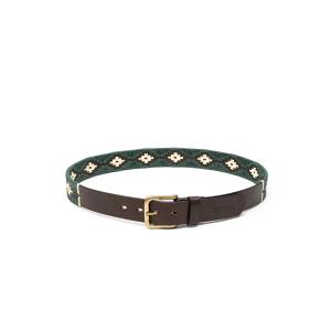 fgeb100-belt-estosa-fuego-green-ecru