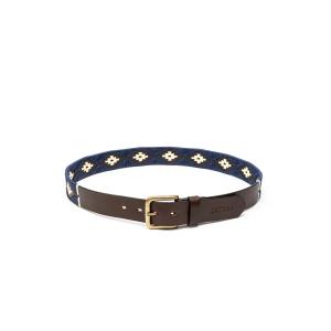 fneb100-belt-estosa-fuego-navy-ecru-brown