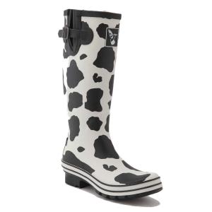 bottes-cow-noir-blanc-women-s-rain-boots-evercreatures-cow-black-white
