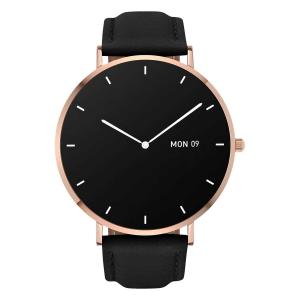 85176200-verona-zlot-czar-skor-women-s-connected-watch-garett-verona-gold-black-leather-one-size