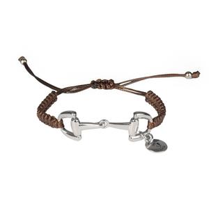 145896-234-braided-bracelet-with-bit-decoration-horka-brown-silver-one-size