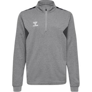 219974-2006-half-zipped-tracksuit-jacket-for-kids-hummel-authentic-gray