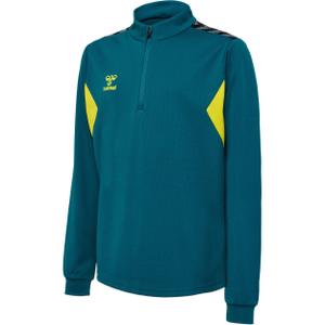 219974-6834-half-zipped-tracksuit-jacket-for-kids-hummel-authentic-green