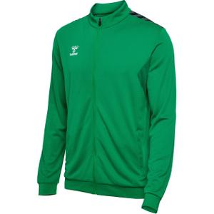 219982-6235-sweatshirt-jacket-with-zippedper-hummel-authentic-green