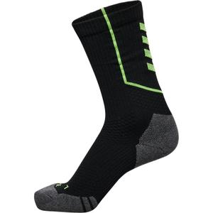 231587-1015-children-s-low-training-socks-hummel-pro-black-green-gecko-31-34