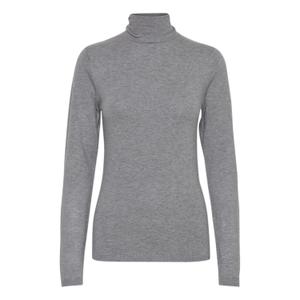 103646-10020-women-s-turtleneck-sweater-ichi-mafa-grey-blend