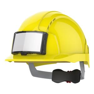 jsajb173-yellow-safety-helmet-with-badge-holder-ventilated-ratchet-adjustment-jsp-evolite-yellow-one-size