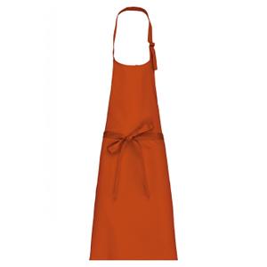 k8000-burntorange-apron-kariban-polycoton-sans-poche-burnt-orange-one-size