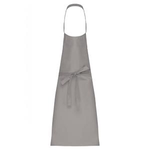 k8000-lightgrey-apron-kariban-polycoton-sans-poche-light-grey-one-size