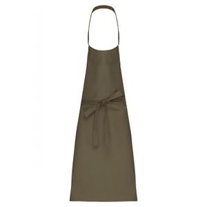 k8000-lightkhaki-apron-kariban-polycoton-sans-poche-brown-khaki-one-size
