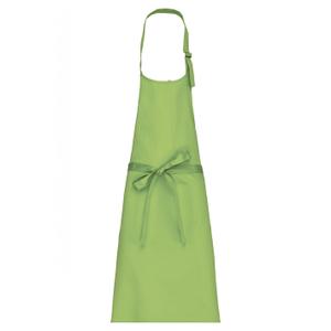k8000-lime-apron-kariban-polycoton-sans-poche-flashy-green-one-size
