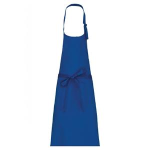 k8000-royalblue-apron-kariban-polycoton-sans-poche-royal-blue-one-size