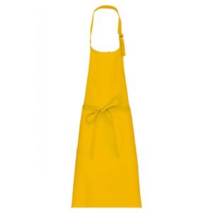 k8000-yellow-apron-kariban-polycoton-sans-poche-yellow-one-size