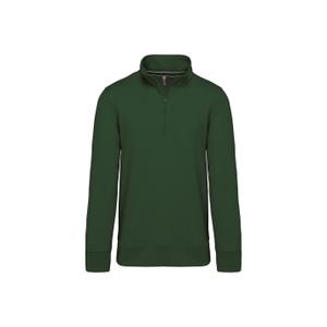 k487-forestgreen-zip-neck-sweatshirt-kariban-forest-green