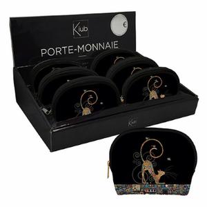 pomo03c04-rounded-cat-purse-kiub-bug-art-jewels-klimt-black-orange-5x13-5x8-5-cm