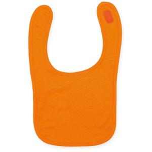 lw082-orange-baby-bib-larkwood-orange-one-size