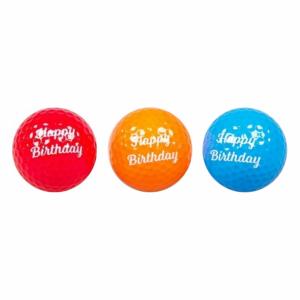 le2200040-set-of-3-fancy-golf-balls-with-happy-birthday-print-legend-x3-red-orange-blue-one-size