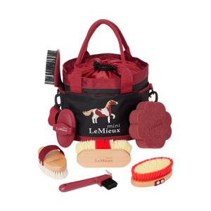 it05518001-horse-riding-grooming-kit-lemieux-mini-red-one-size