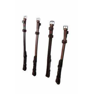 65105-8-double-flat-flange-uprights-montar-x4-brown