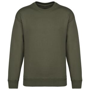 ns440-organickhaki-eco-friendly-oversized-round-neck-sweatshirt-native-spirit-organic-khaki